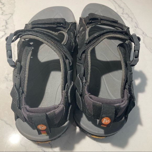 MERRELL Continuum Sz 8 Open Toe Hiking Hook & Loop Closures Adjustable Sandals - Picture 4 of 14